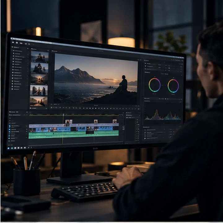 Video editing workspace
